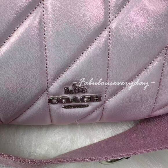 Coach Carmen Mini Crossbody Bag In /Silver/Pink CBI46 NWT - Picture 7 of 8